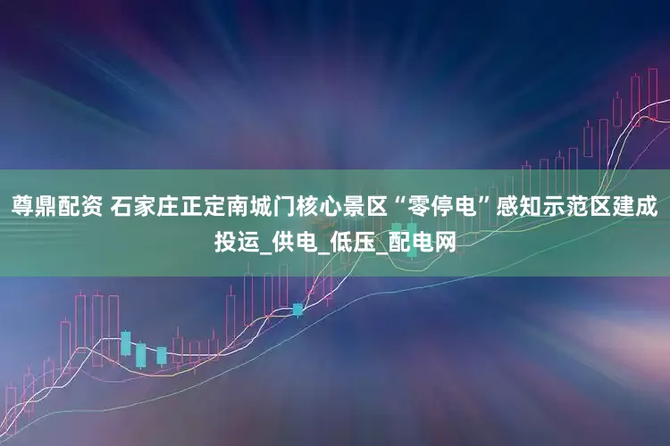 尊鼎配资 石家庄正定南城门核心景区“零停电”感知示范区建成投运_供电_低压_配电网